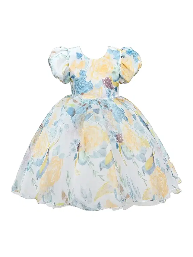 Tulleen Baby Girl's, Little Girl's & Girl's Chablis Dress - Blue