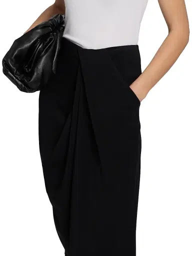 Co Women's Draped Midi-Skirt | Thumbnail 6