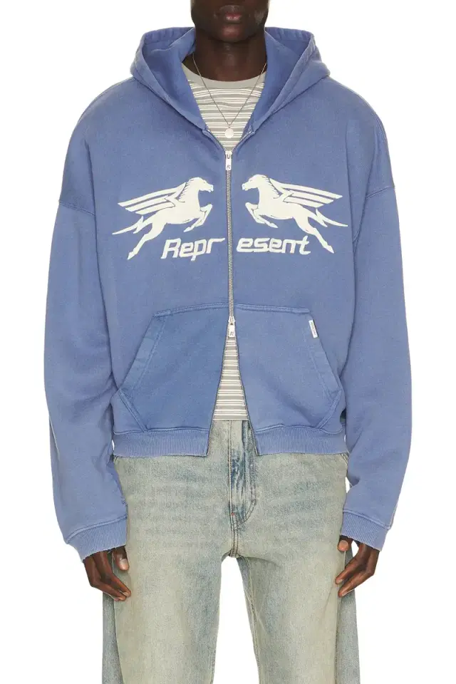 Represent Pegasus Zip Through Hoodie