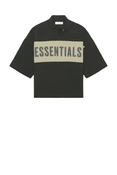 Fear of God Essentials Panelled Crop Polo | Thumbnail 4