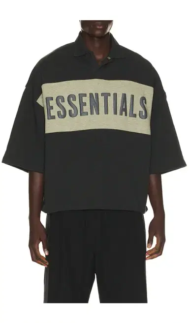 Fear of God Essentials Panelled Crop Polo | Thumbnail 5