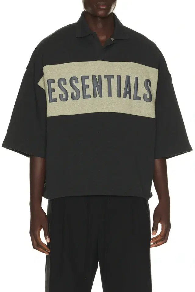 Fear of God Essentials Panelled Crop Polo