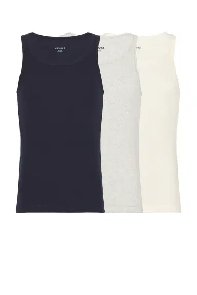 Skims Cotton Rib Tank 3-Pack | Thumbnail 1