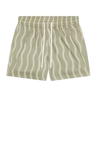 Frescobol Carioca Rio Linen Blend Cabana Wave Swim Short | Thumbnail 4