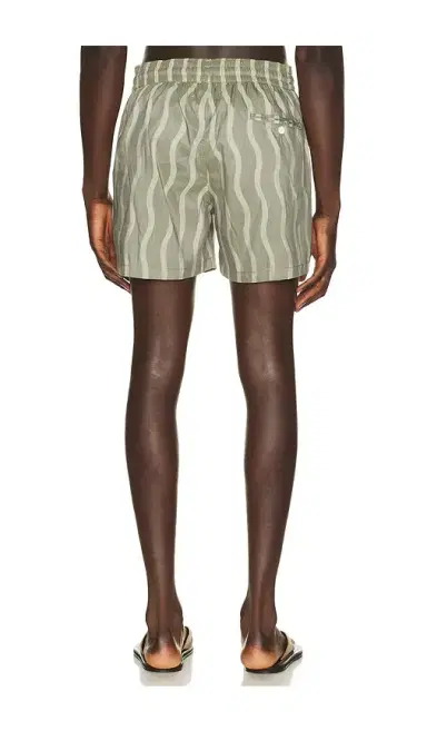 Frescobol Carioca Rio Linen Blend Cabana Wave Swim Short | Thumbnail 7