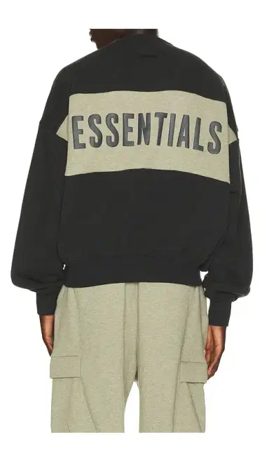 Fear of God ESSENTIALS Cropped Relaxed Panelled Sweatshirt | Thumbnail 6