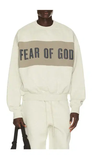 Fear of God Essentials Cropped Relaxed Panelled Sweatshirt | Thumbnail 5