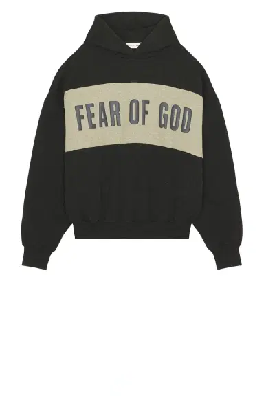 Fear of God ESSENTIALS Cropped Relaxed Panelled Hoodie | Thumbnail 4