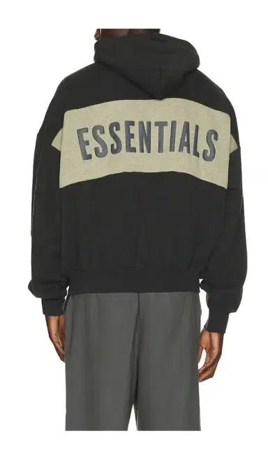 Fear of God ESSENTIALS Cropped Relaxed Panelled Hoodie | Thumbnail 6