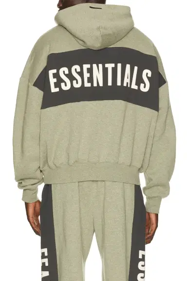 Fear of God Essentials Cropped Relaxed Panelled Hoodie | Thumbnail 2