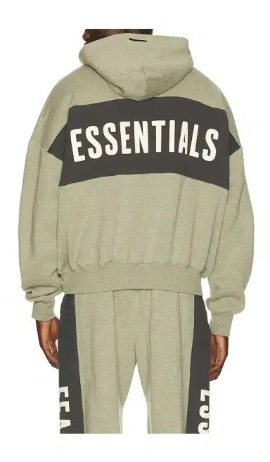 Fear of God Essentials Cropped Relaxed Panelled Hoodie | Thumbnail 6