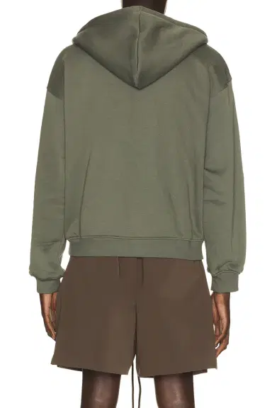 Skims Fleece Lounge Zip Up Hoodie | Thumbnail 2