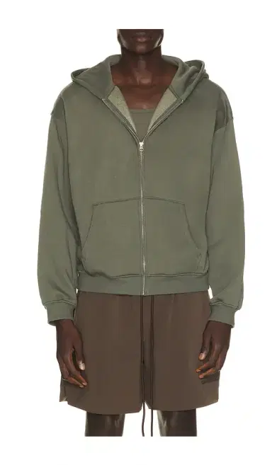 Skims Fleece Lounge Zip Up Hoodie | Thumbnail 5