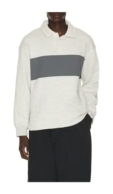 Skims Fleece Lounge Rugby Polo | Thumbnail 5