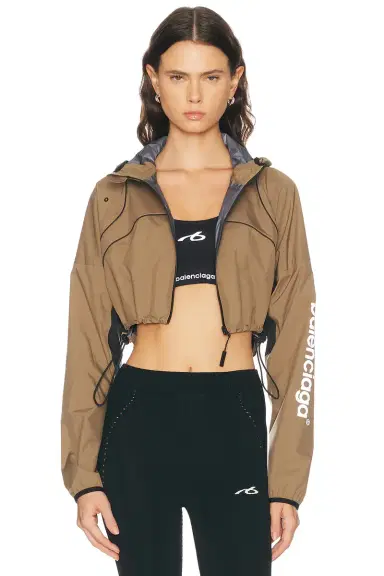 Balenciaga Athletic Cropped Jacket | Thumbnail 2 Balenciaga Athletic Cropped Jacket | Thumbnail 2