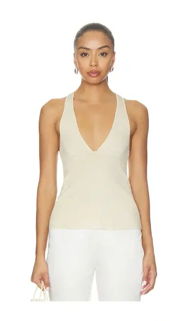 Lovers and Friends Rosanna Metallic V Neck Top | Thumbnail 1