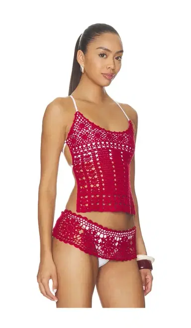 Frankies Bikinis Nari Crochet Top | Thumbnail 2