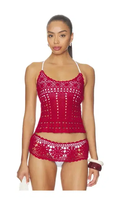 Frankies Bikinis Nari Crochet Top | Thumbnail 1