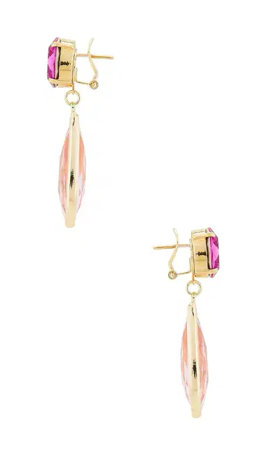Anton Heunis Omega Clasp Colour Drop Earrings | Thumbnail 2 Anton Heunis Omega Clasp Colour Drop Earrings | Thumbnail 2