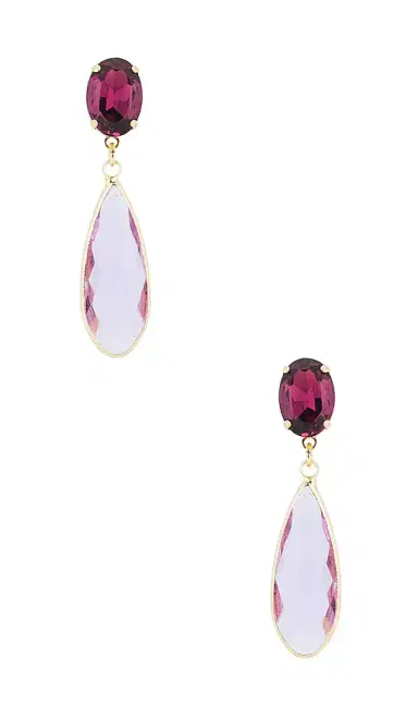 Anton Heunis Omega Clasp Colour Drop Earrings | Thumbnail 1 Anton Heunis Omega Clasp Colour Drop Earrings | Thumbnail 1