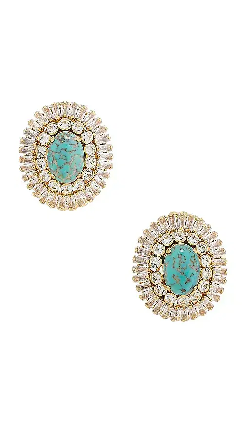Anton Heunis Stud With Clip Oval Earrings