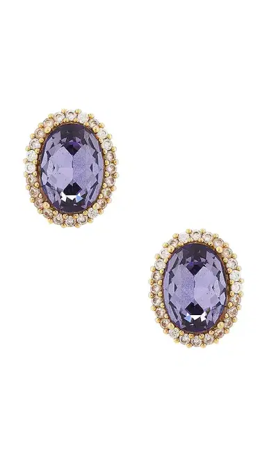 Anton Heunis Omega Clasp Oval Earrings | Thumbnail 1 Anton Heunis Omega Clasp Oval Earrings | Thumbnail 1