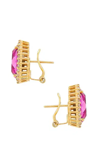 Anton Heunis Omega Clasp Oval Earrings | Thumbnail 2