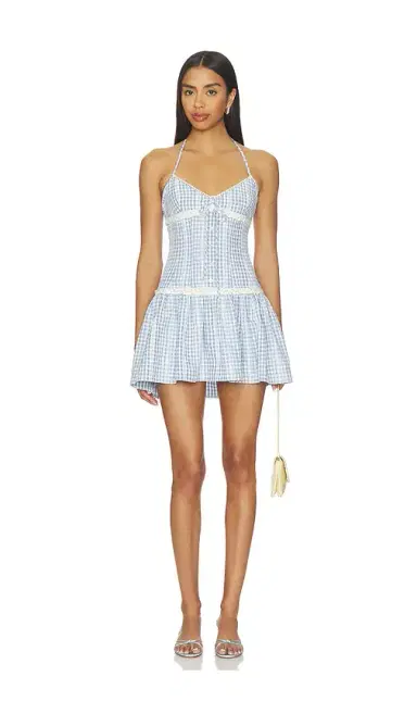 Guizio Marini Gingham Mini Dress | Thumbnail 1