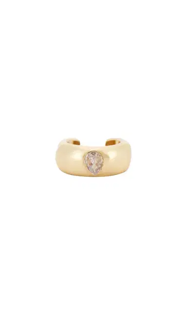 Ettika Hammered Ear Cuff With Pear Crystal | Thumbnail 1