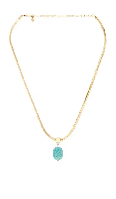 Ettika Turquoise Pendant Snake Chain | Thumbnail 1