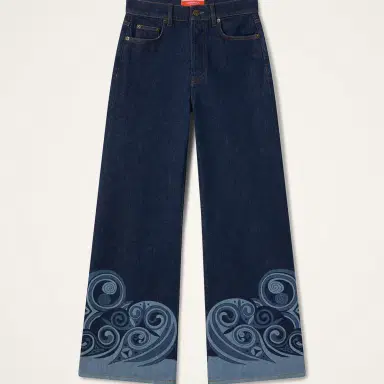 La DoubleJ The Cropped Flare Jean | Thumbnail 5 La DoubleJ The Cropped Flare Jean | Thumbnail 5