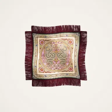 La DoubleJ Reversible Fringe Foulard 90 | Thumbnail 3 La DoubleJ Reversible Fringe Foulard 90 | Thumbnail 3