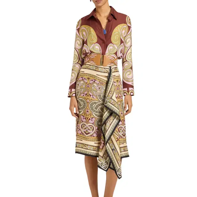 La DoubleJ Scarf Skirt