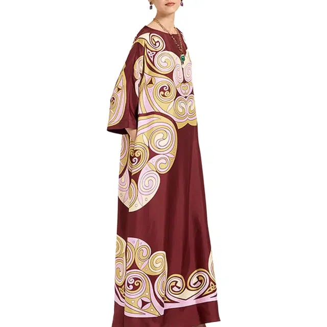 La DoubleJ Muumuu Dress Round Neck