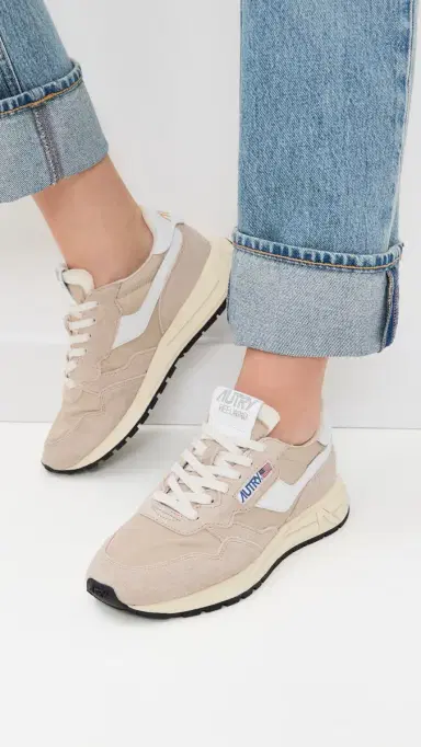 Autry Reelwind Low Sneakers Nylon/Crack Wh/Wht Pep 38 | Thumbnail 3 Autry Reelwind Low Sneakers Nylon/Crack Wh/Wht Pep 38 | Thumbnail 3