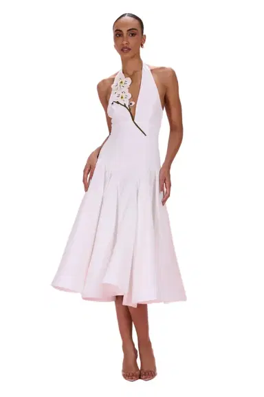 PatBo BLOSSOM POPLIN ORCHID MIDI DRESS | Thumbnail 1 PatBo BLOSSOM POPLIN ORCHID MIDI DRESS | Thumbnail 1