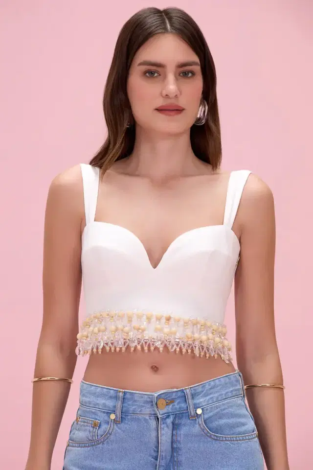 PatBo MEADOW LINEN TOP