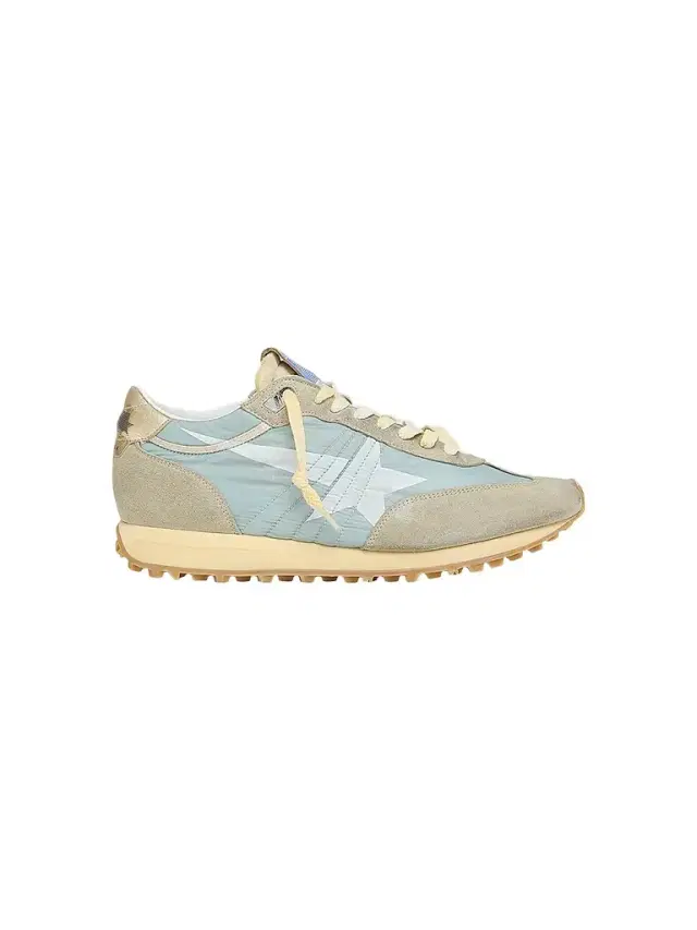 Golden Goose Men's Running Marathon Nylon & Suede Sneakers - Blue
