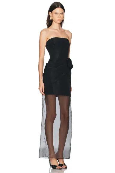 Carolina Herrera Strapless Draped Gown | Thumbnail 2 Carolina Herrera Strapless Draped Gown | Thumbnail 2