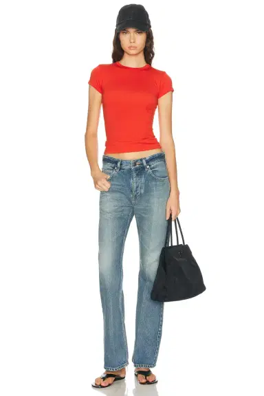GRLFRND Crew Neck Slim Fit Tee | Thumbnail 4