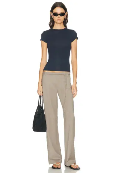 GRLFRND Crew Neck Slim Fit Tee | Thumbnail 4
