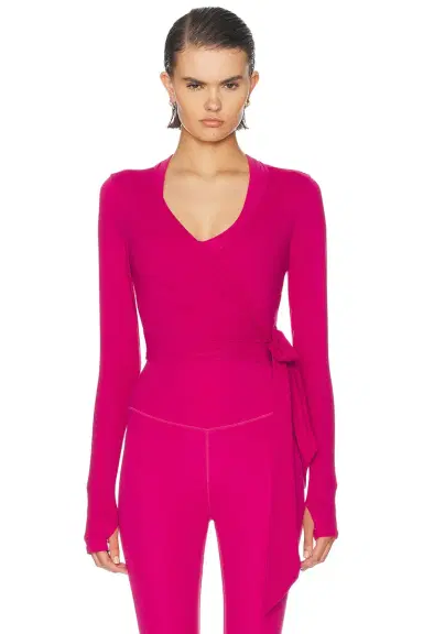Splits59 Bella Airweight Lite Wrap Top | Thumbnail 1 Splits59 Bella Airweight Lite Wrap Top | Thumbnail 1