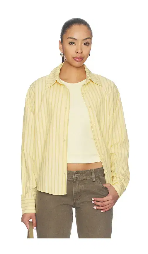 ALL THE WAYS Julie Button Up Top