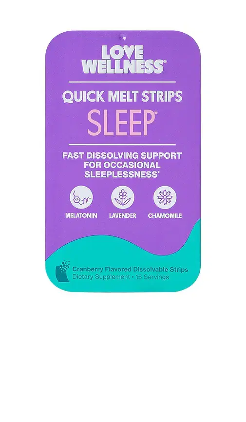 Love Wellness Quick Melt Strips Sleep