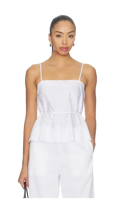 LESET Yoko Lace Tank Top