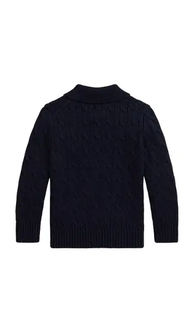 Polo Ralph Lauren Kids Long Sleeve Cotton Cable Polo Crewneck Sweater | Thumbnail 2