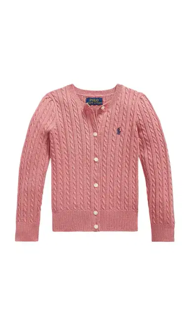 Polo Ralph Lauren Kids Cable-knit Cotton Cardigan | Thumbnail 1