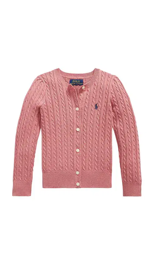 Polo Ralph Lauren Kids Cable-knit Cotton Cardigan