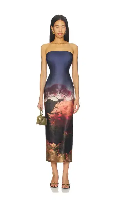 Katie May Enigma Strapless Slim Midi Dress | Thumbnail 1 Katie May Enigma Strapless Slim Midi Dress | Thumbnail 1