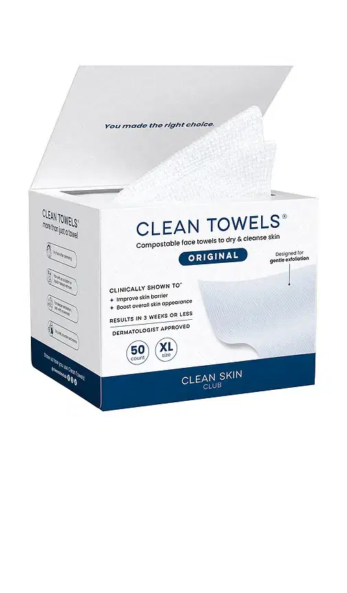 Clean Skin Club Original Clean Towels XL 50 Count